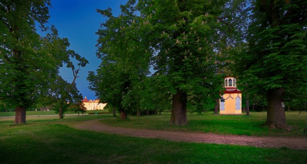 Obnova zámecké zdi a altánu