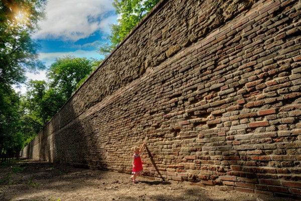 Obnova zámecké zdi a altánu